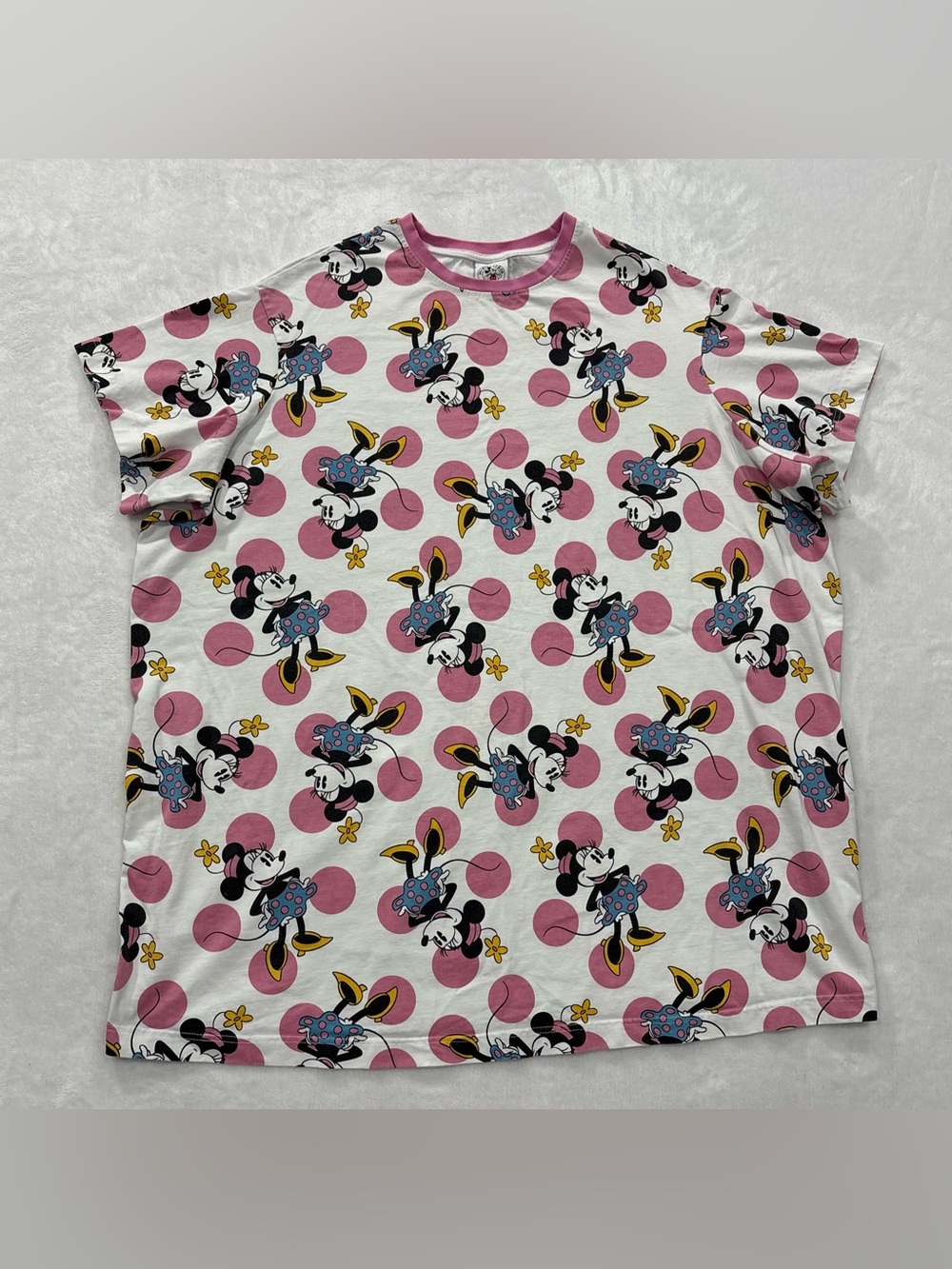 Disney Mickey & Co. Minnie Mouse Polka Dot Shirt Sleeve T-Shirt Women’s Size 3X